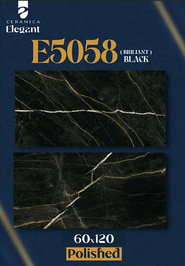 E5058 BLACK ( BRILIANT )