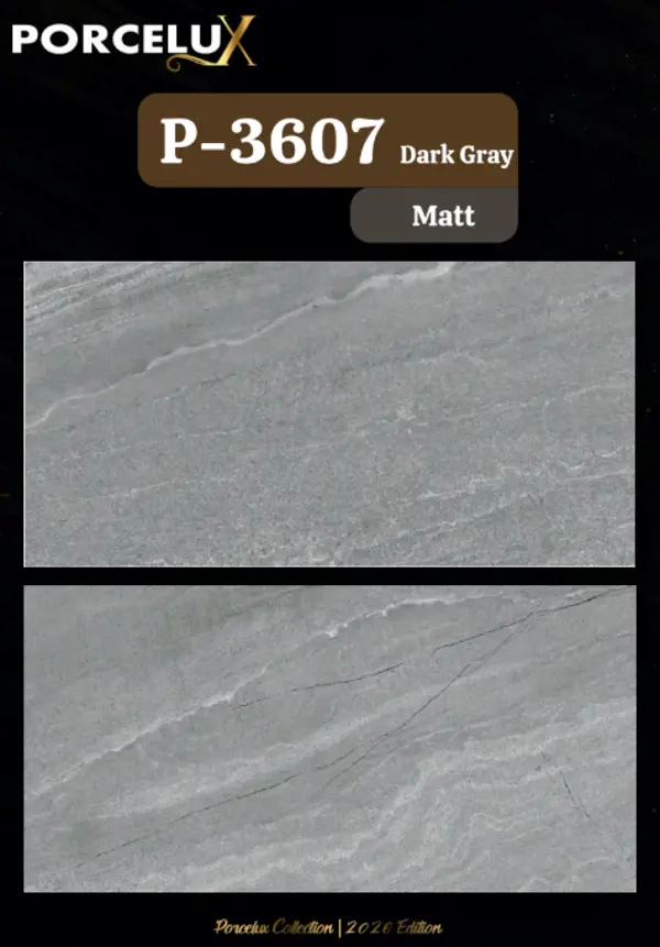 P-3607 Dark Gray  Matt