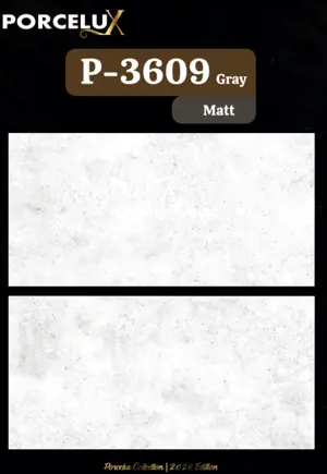 P-3609 Gray  Matt