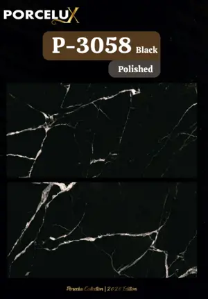 P-3058 Black  Polished