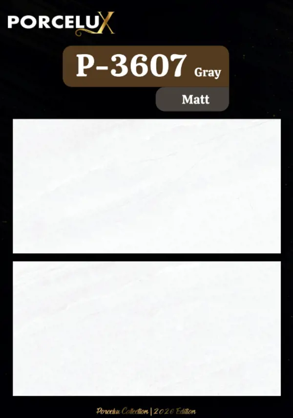P-3607 Gray  Matt