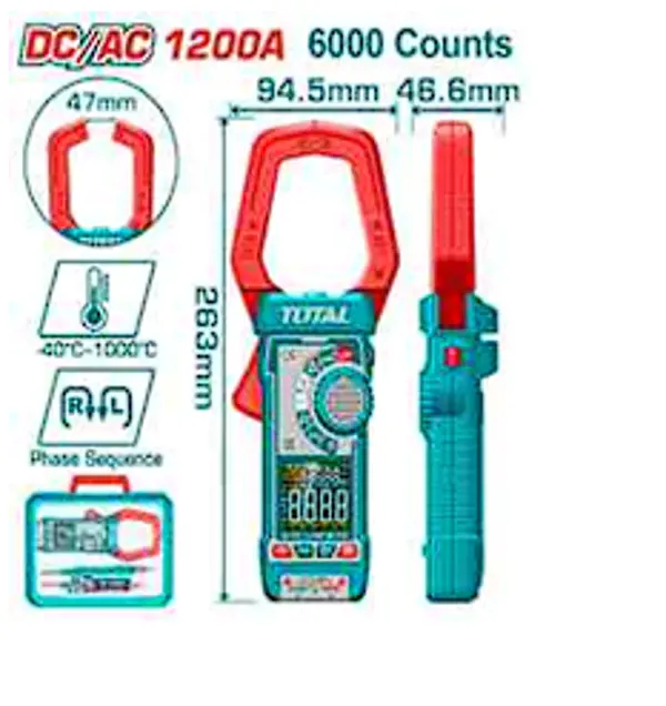 كلامب امبير AC/DC1200 امبير