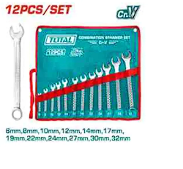 طقم مفتاح 12 قطعه ناحيه 6-32